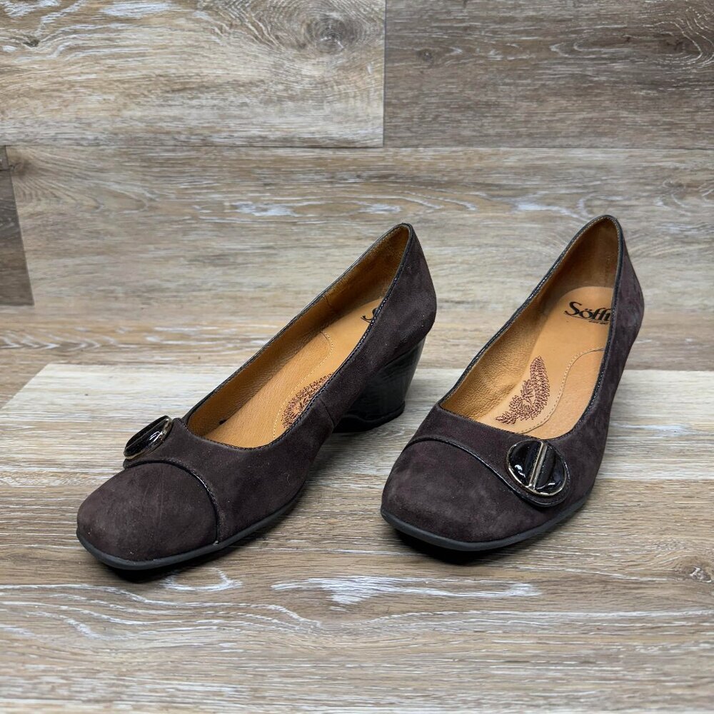 Sofft Brown Wedge Shoes